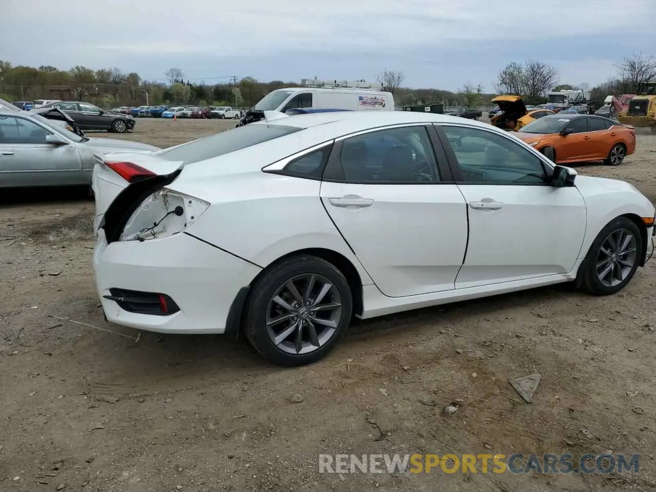 3 Photograph of a damaged car 19XFC1F39KE211846 HONDA CIVIC 2019