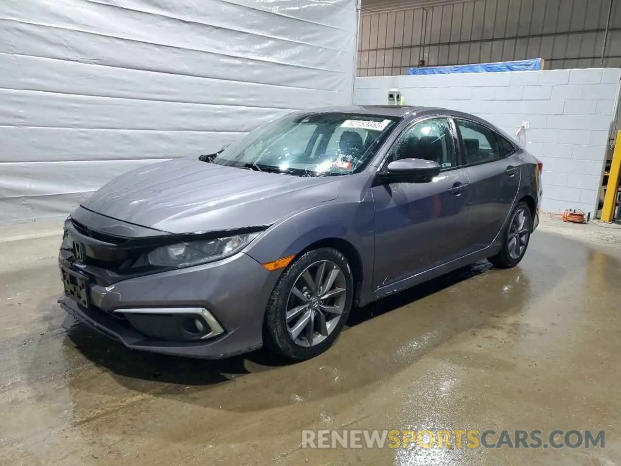 1 Фотография поврежденного автомобиля 19XFC1F3XKE004558 HONDA CIVIC 2019