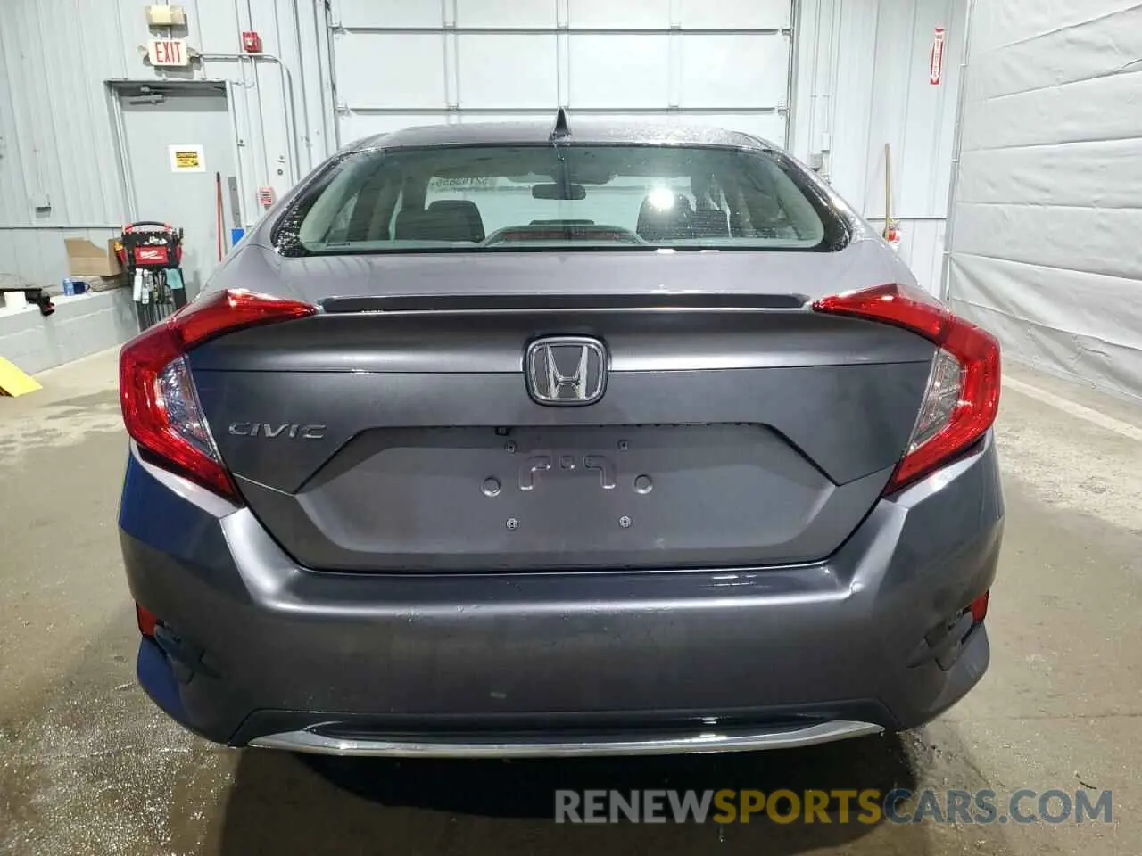 6 Фотография поврежденного автомобиля 19XFC1F3XKE004558 HONDA CIVIC 2019