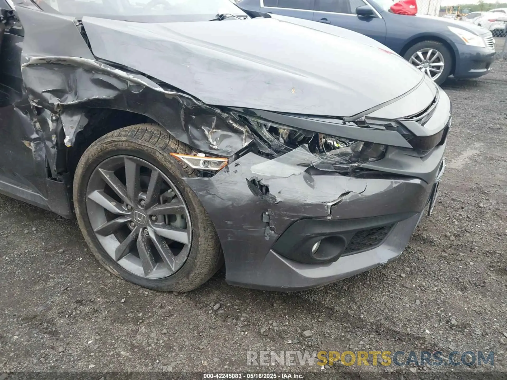 6 Photograph of a damaged car 19XFC1F3XKE013342 HONDA CIVIC 2019