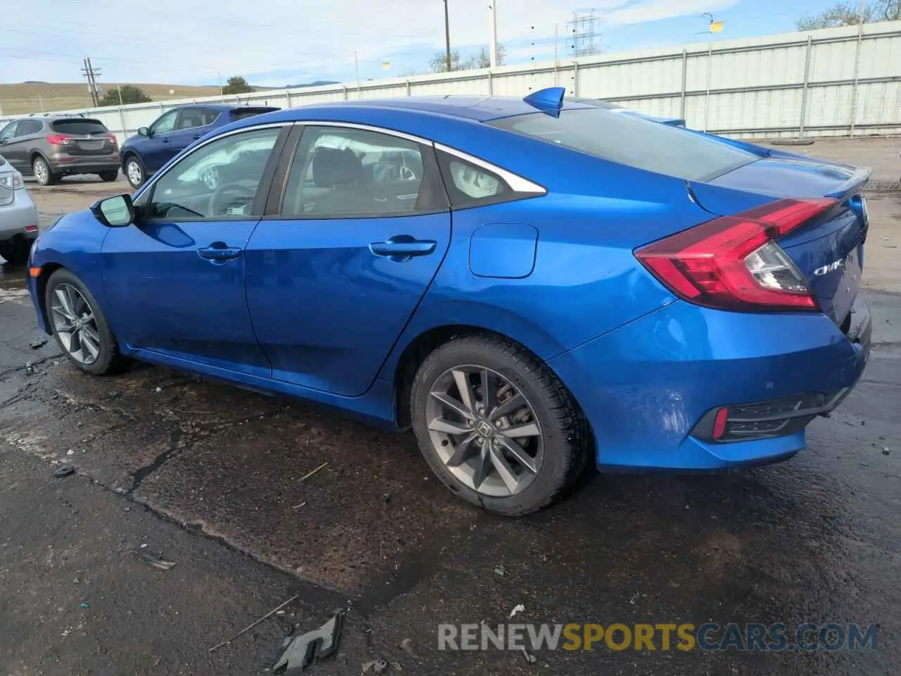2 Photograph of a damaged car 19XFC1F3XKE201729 HONDA CIVIC 2019