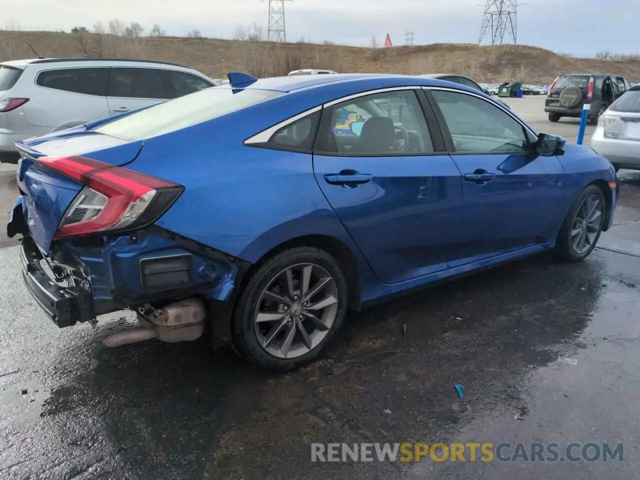 3 Photograph of a damaged car 19XFC1F3XKE201729 HONDA CIVIC 2019