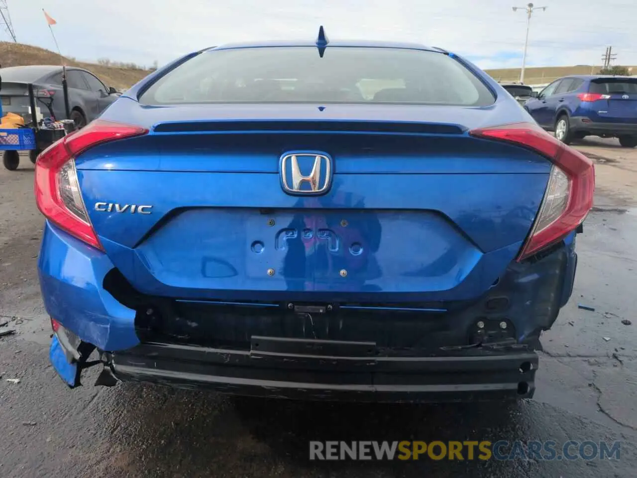 6 Photograph of a damaged car 19XFC1F3XKE201729 HONDA CIVIC 2019