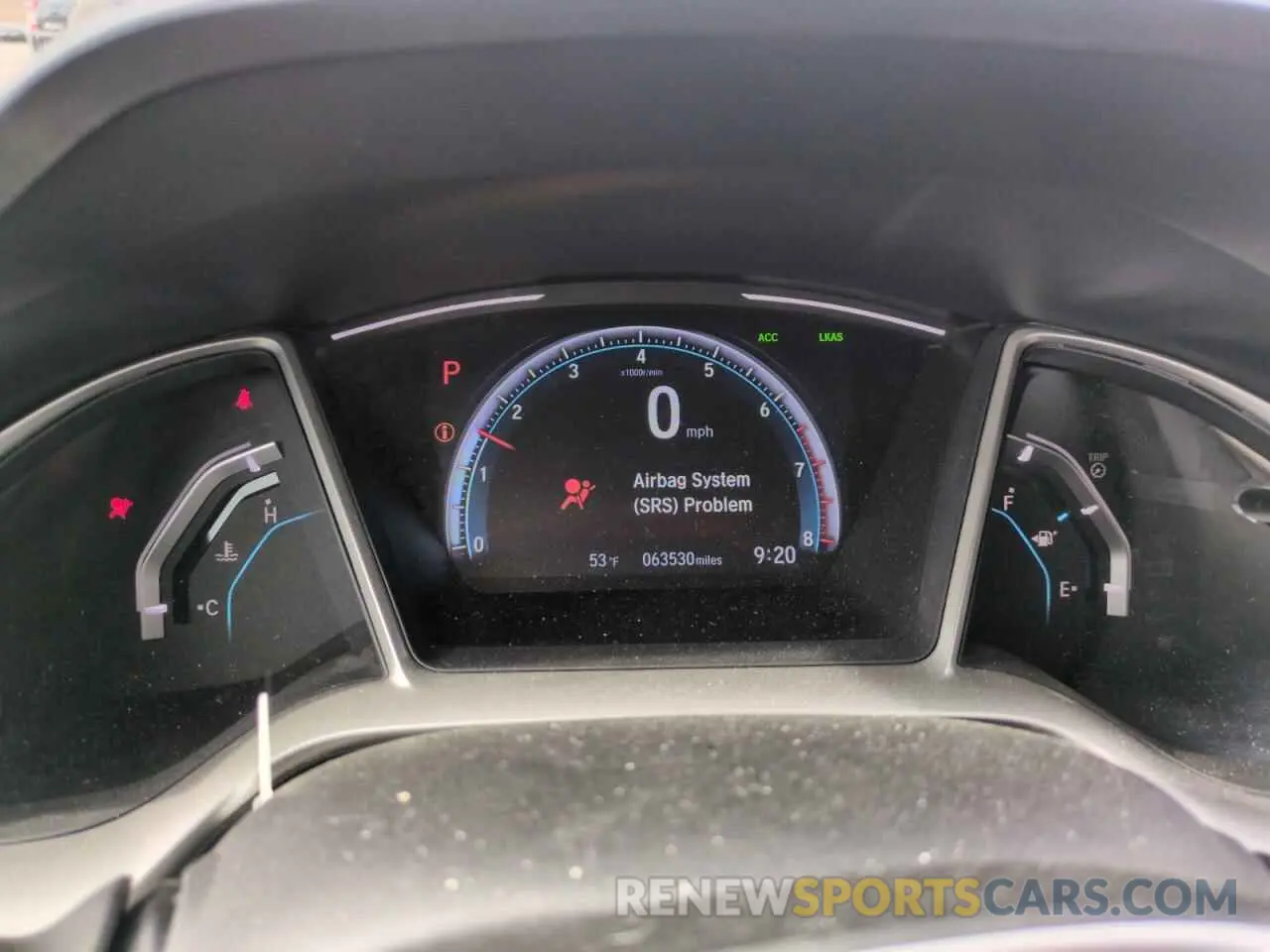 9 Photograph of a damaged car 19XFC1F3XKE201729 HONDA CIVIC 2019