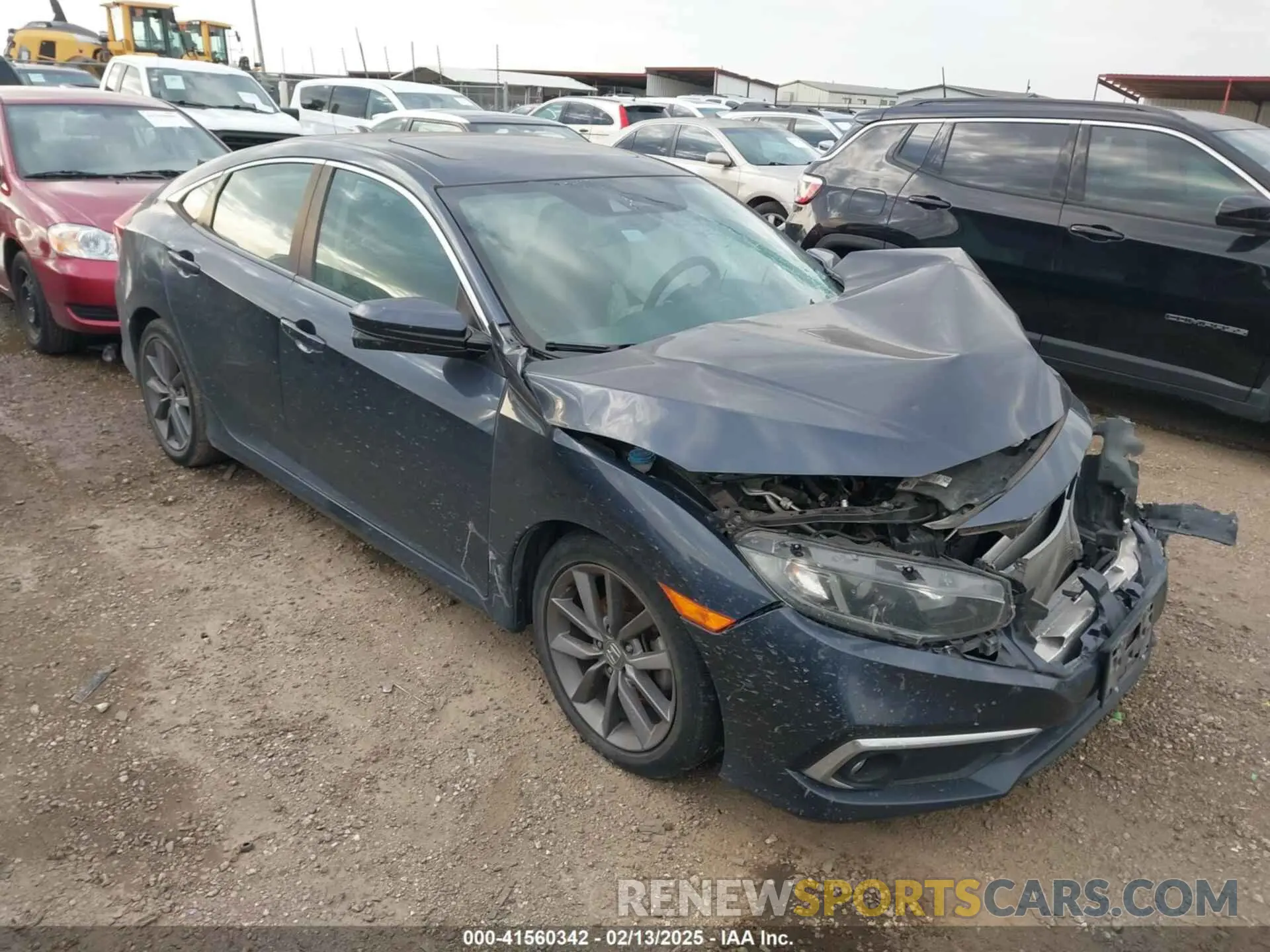 1 Фотография поврежденного автомобиля 19XFC1F70KE008427 HONDA CIVIC 2019