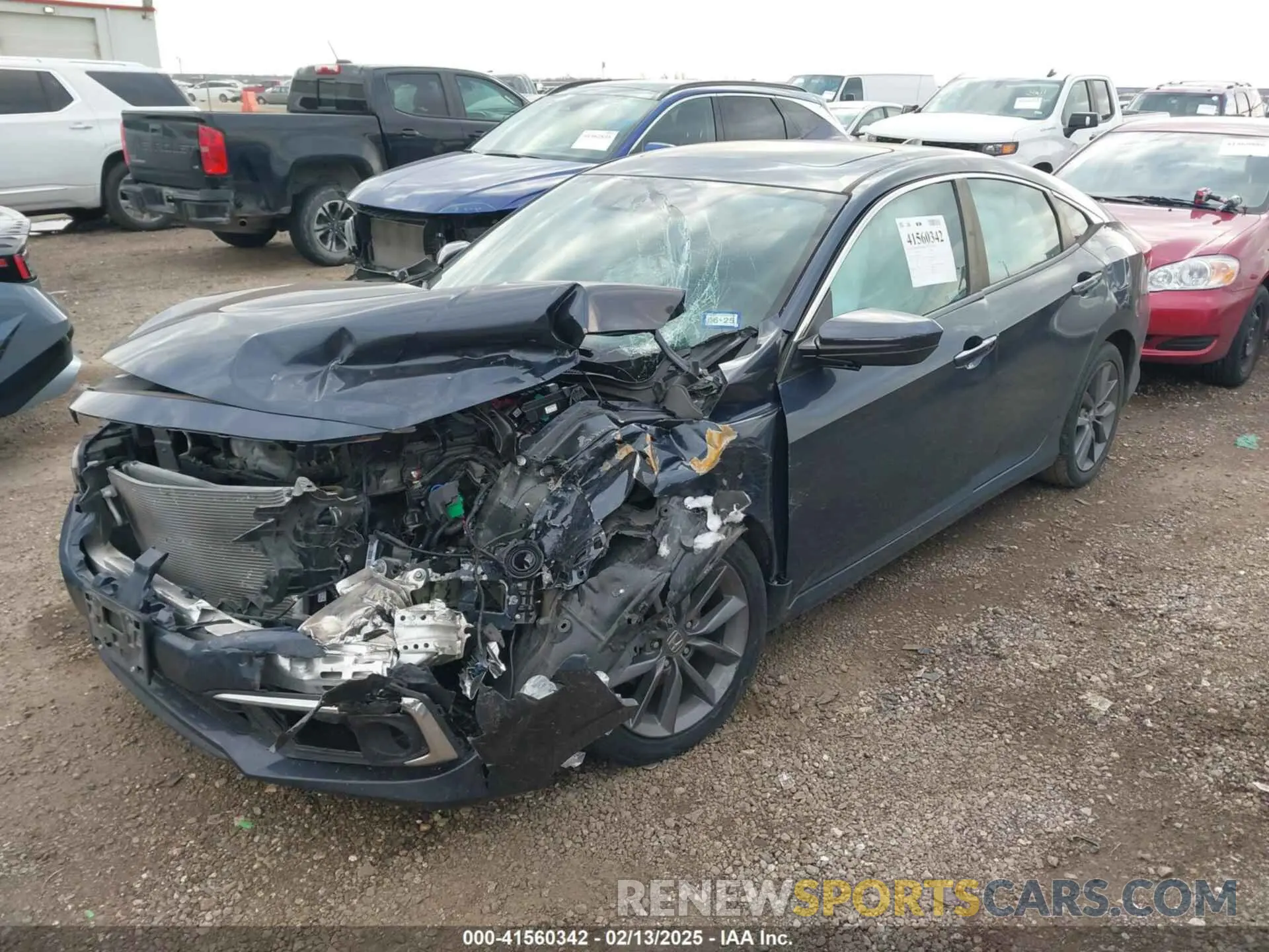 2 Фотография поврежденного автомобиля 19XFC1F70KE008427 HONDA CIVIC 2019