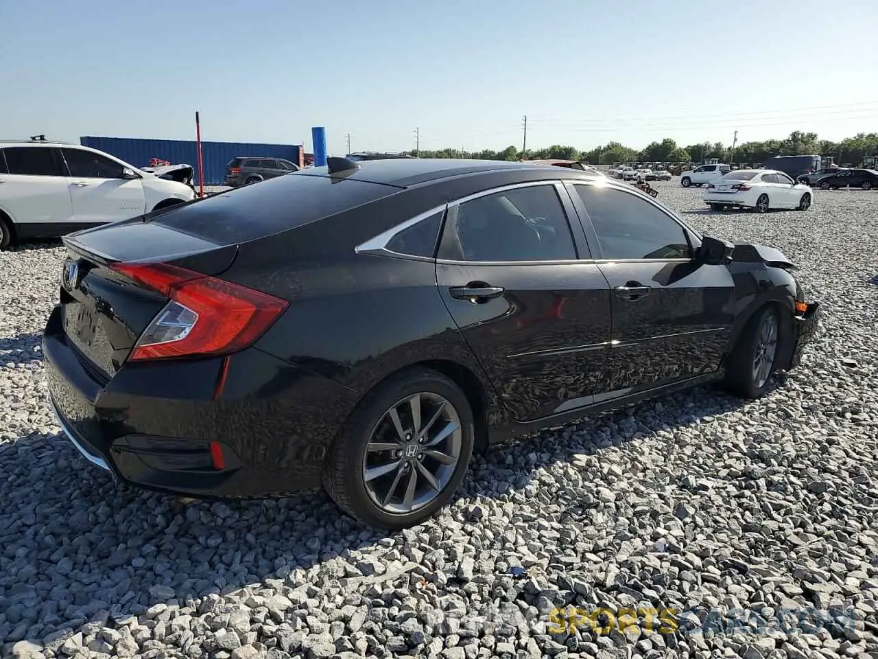 3 Photograph of a damaged car 19XFC1F70KE011067 HONDA CIVIC 2019