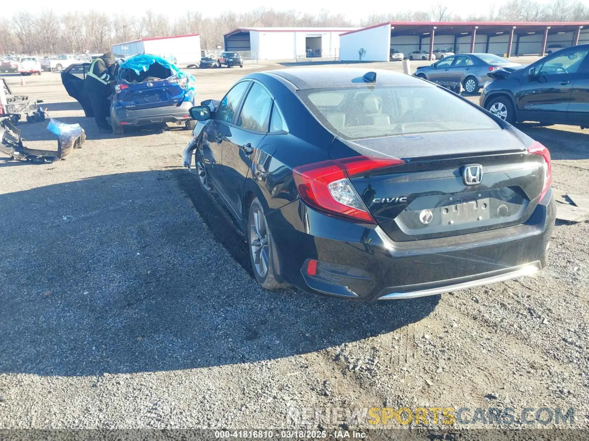 3 Photograph of a damaged car 19XFC1F73KE211652 HONDA CIVIC 2019