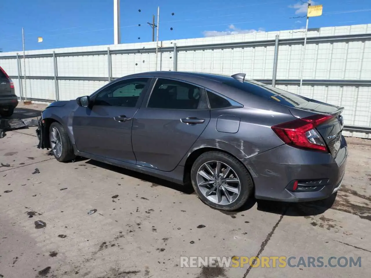 2 Photograph of a damaged car 19XFC1F75KE005104 HONDA CIVIC 2019