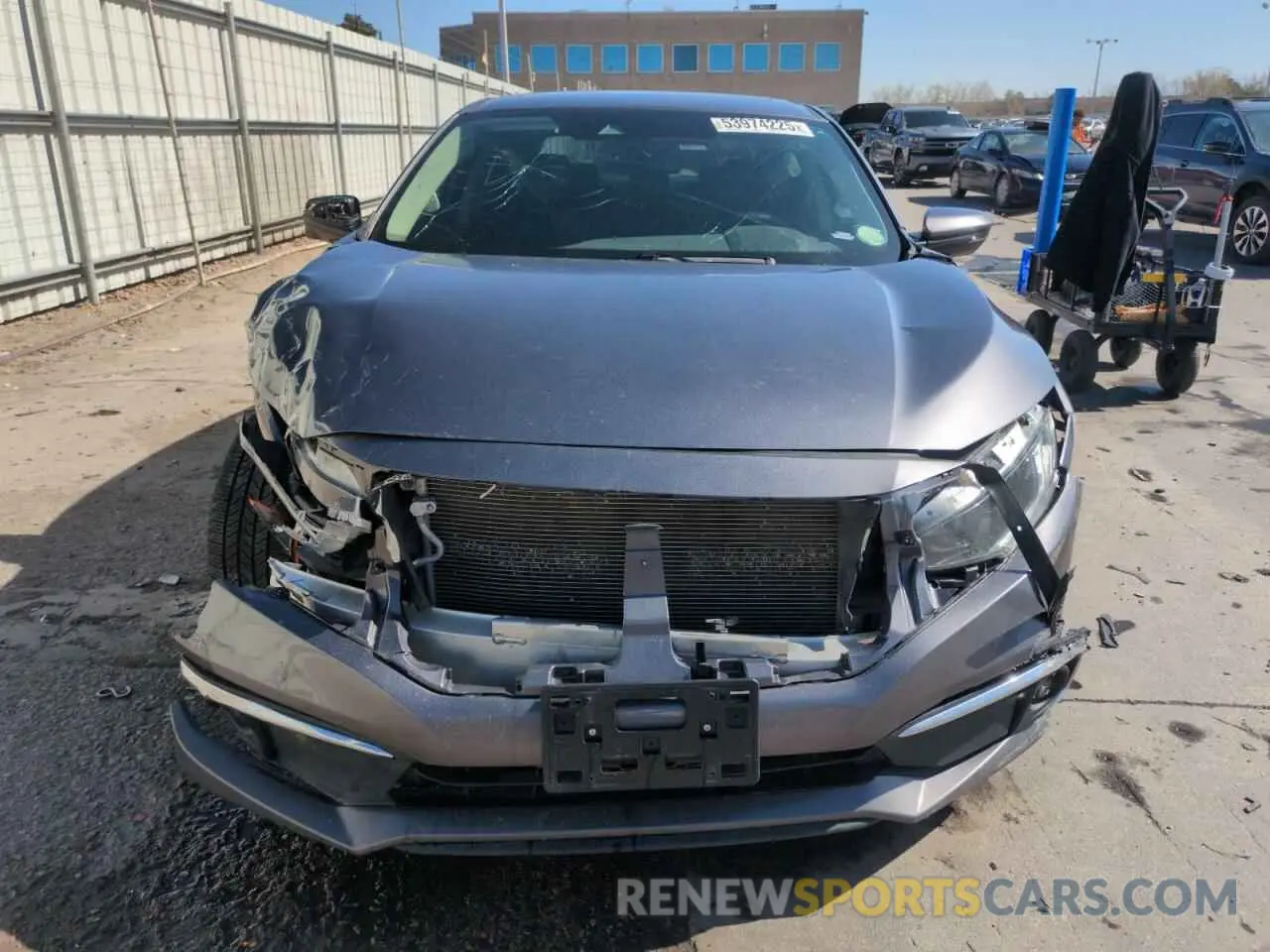 5 Photograph of a damaged car 19XFC1F75KE005104 HONDA CIVIC 2019