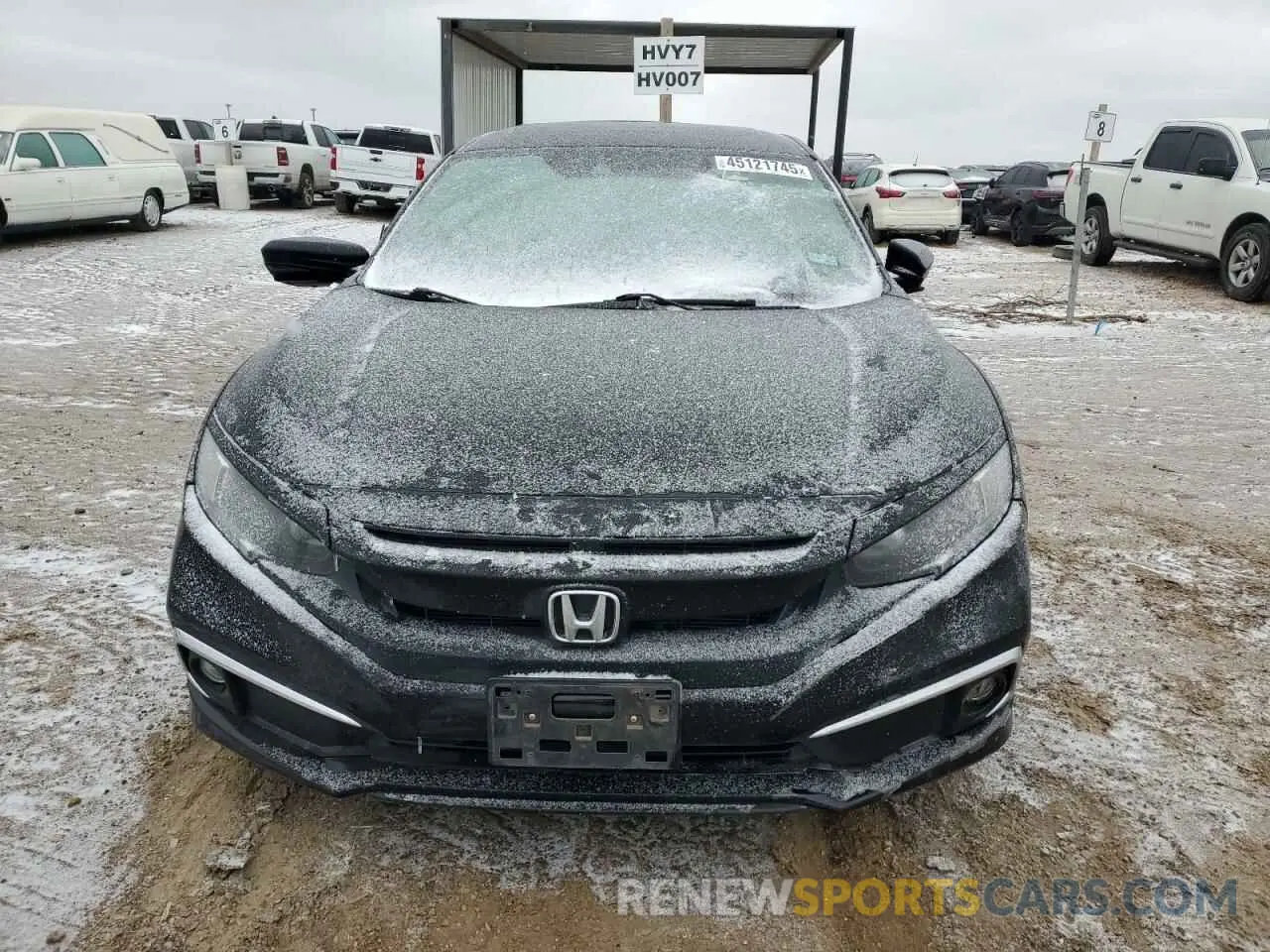 5 Photograph of a damaged car 19XFC1F75KE016295 HONDA CIVIC 2019