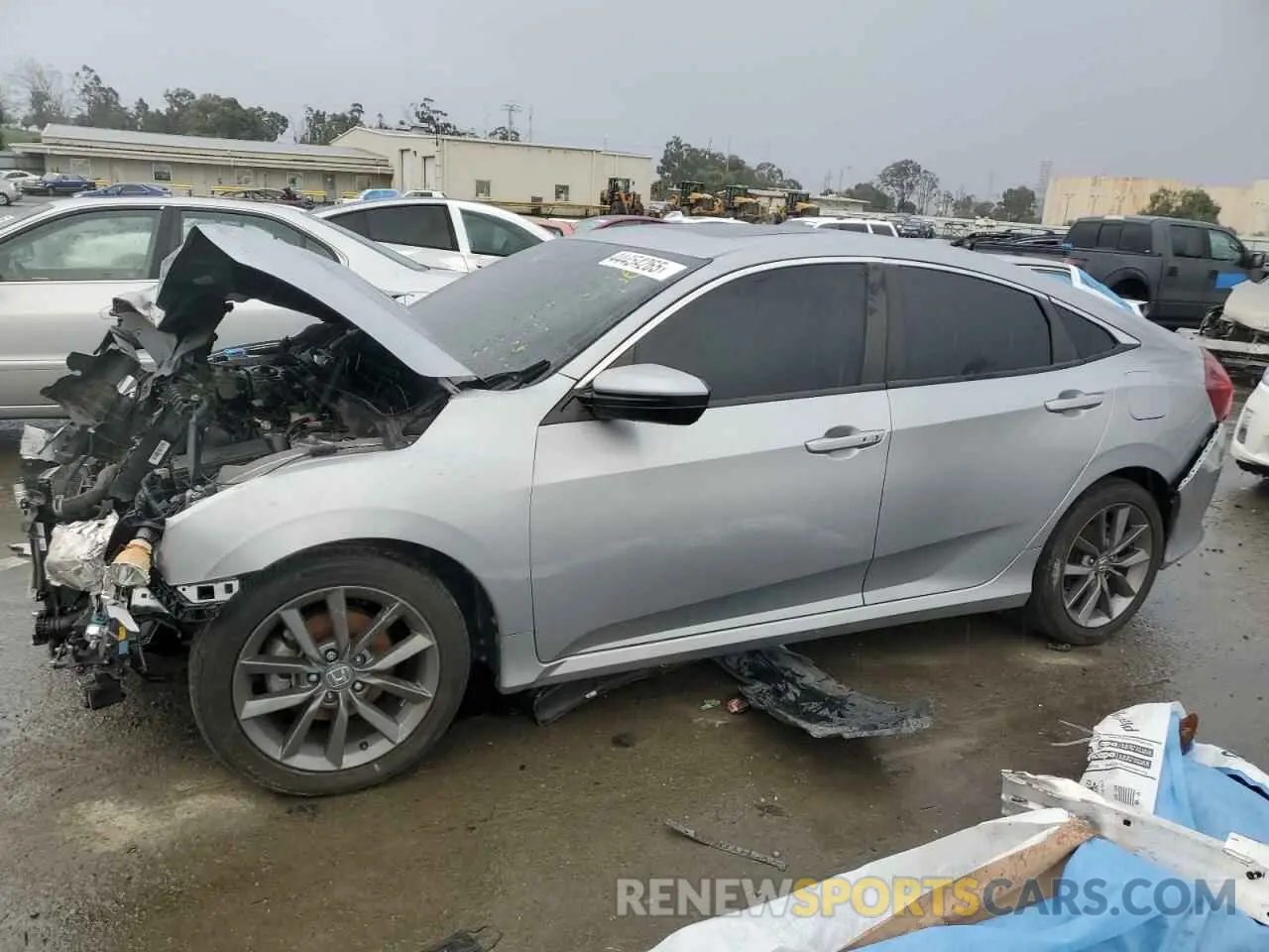 1 Photograph of a damaged car 19XFC1F75KE216657 HONDA CIVIC 2019