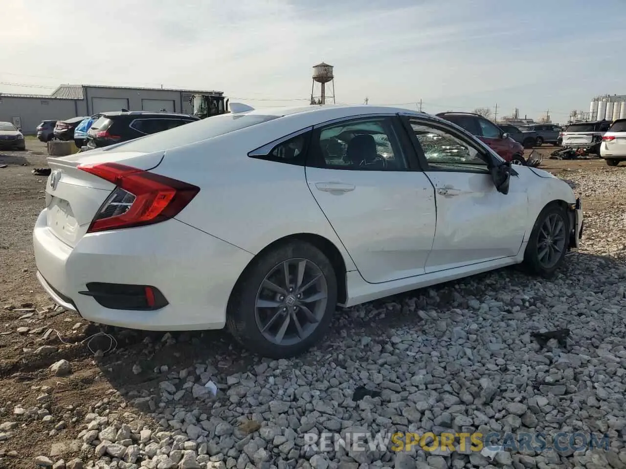 3 Фотография поврежденного автомобиля 19XFC1F76KE005063 HONDA CIVIC 2019