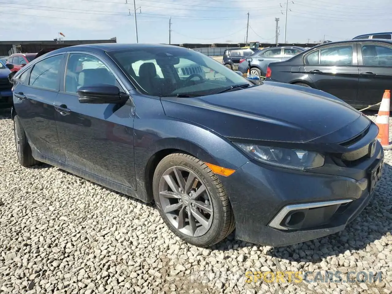 4 Photograph of a damaged car 19XFC1F76KE017195 HONDA CIVIC 2019
