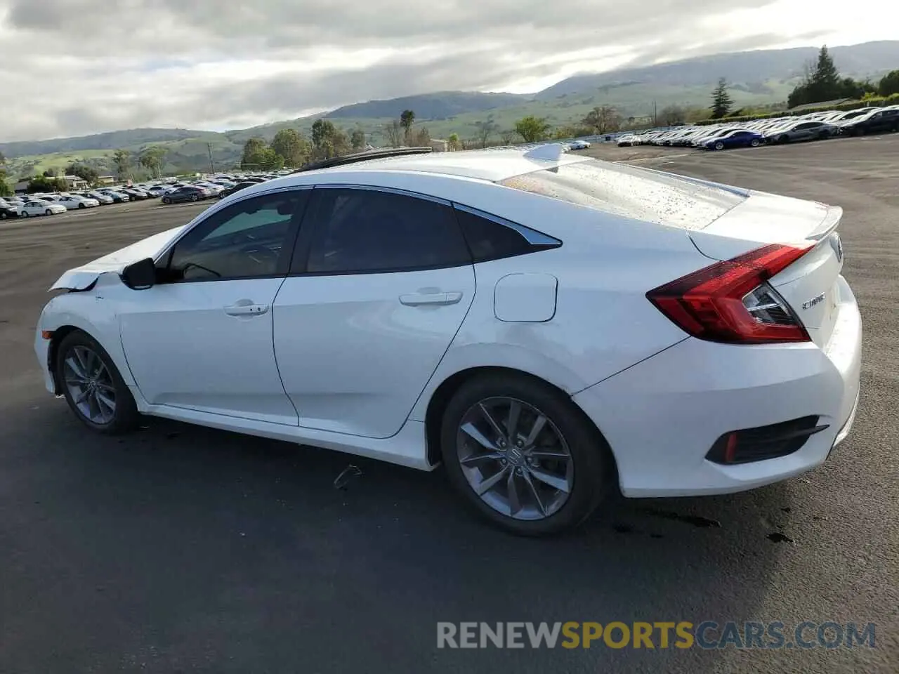 2 Photograph of a damaged car 19XFC1F76KE215713 HONDA CIVIC 2019