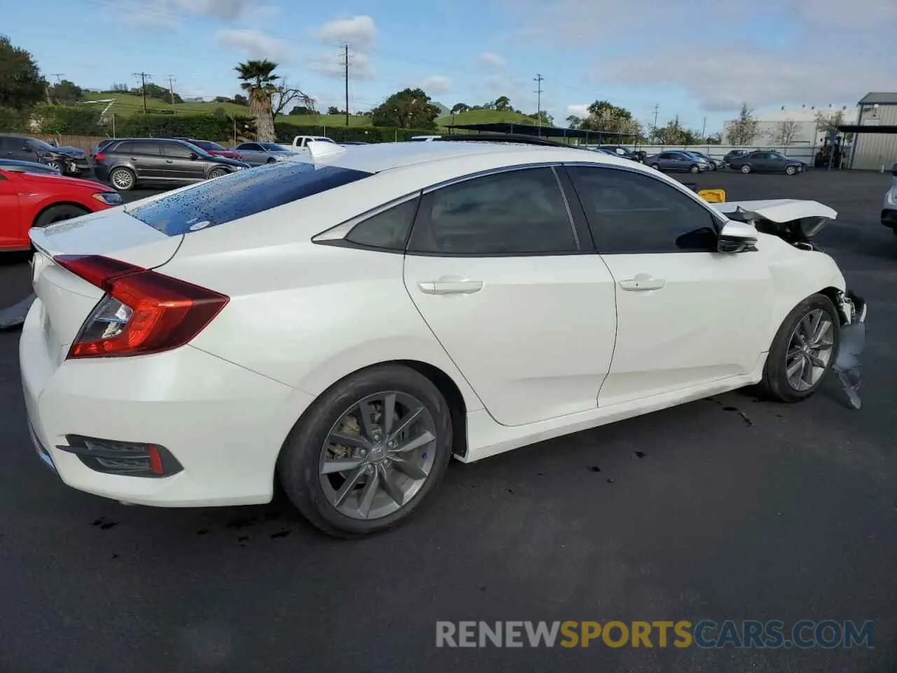 3 Photograph of a damaged car 19XFC1F76KE215713 HONDA CIVIC 2019