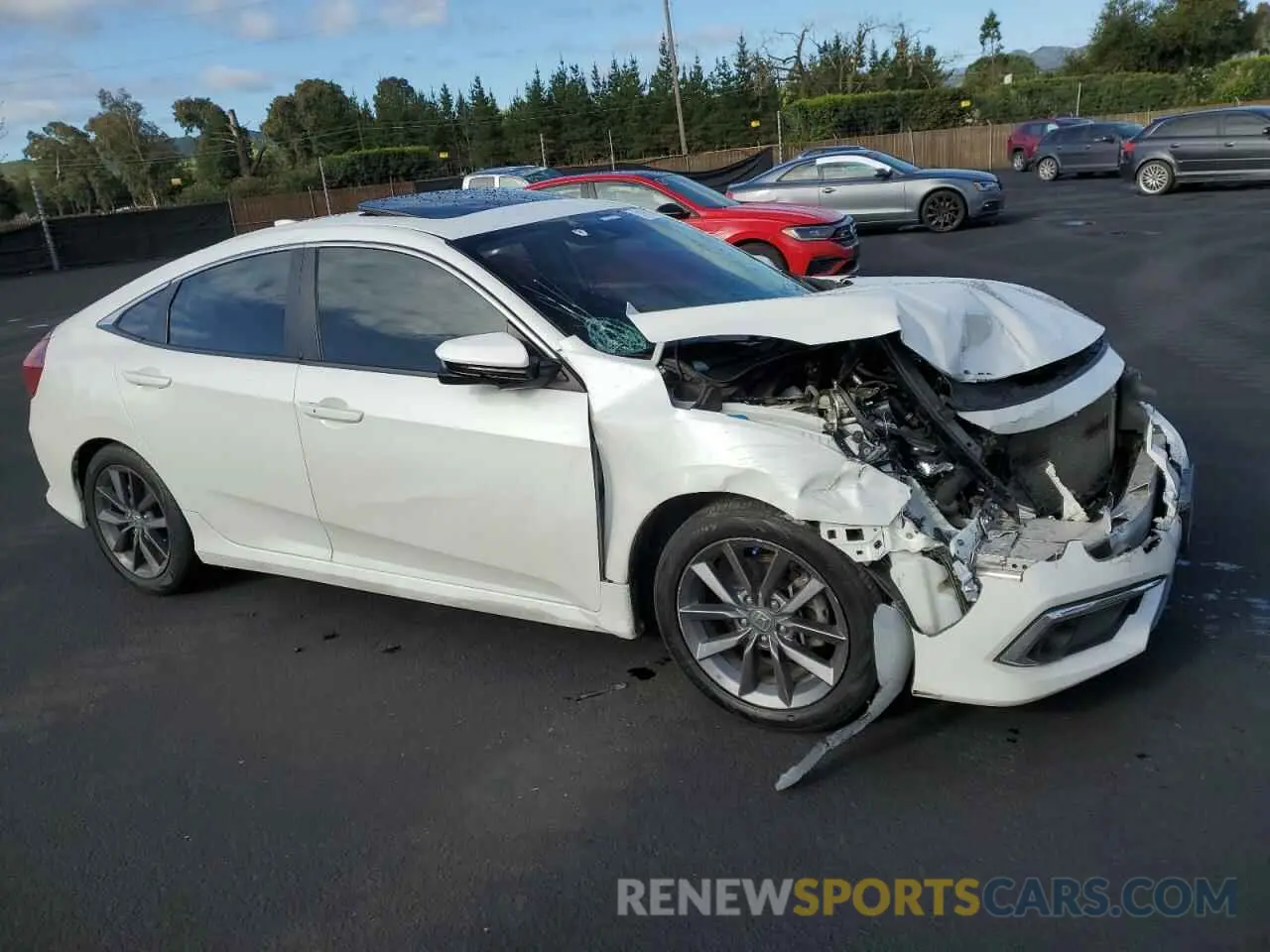 4 Photograph of a damaged car 19XFC1F76KE215713 HONDA CIVIC 2019