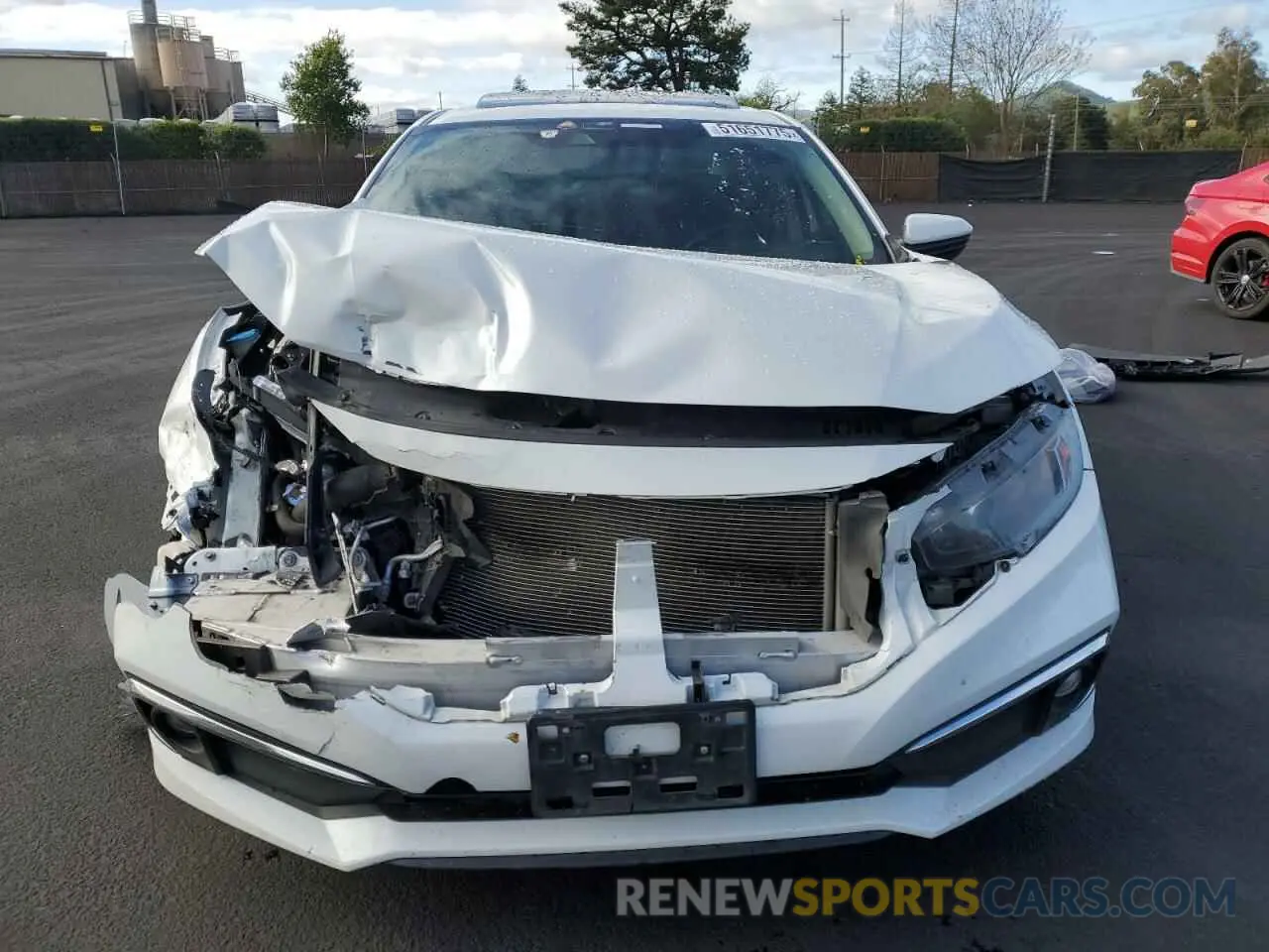 5 Photograph of a damaged car 19XFC1F76KE215713 HONDA CIVIC 2019