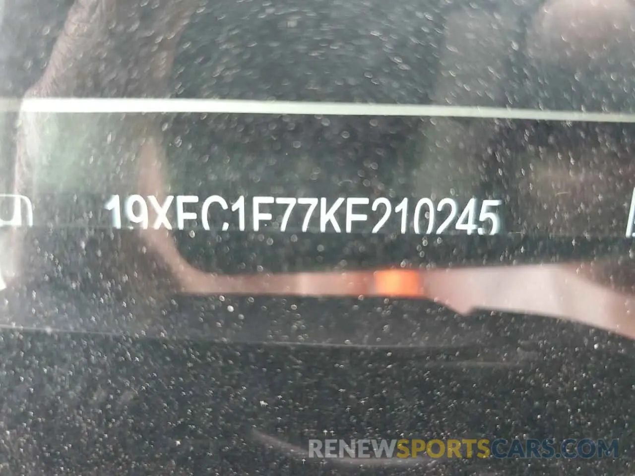 12 Photograph of a damaged car 19XFC1F77KE210245 HONDA CIVIC 2019