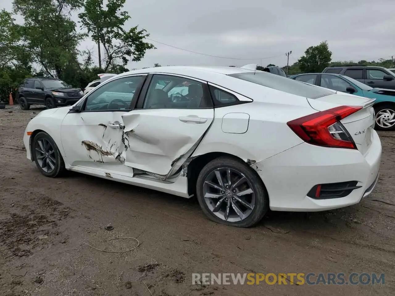 2 Photograph of a damaged car 19XFC1F77KE210245 HONDA CIVIC 2019