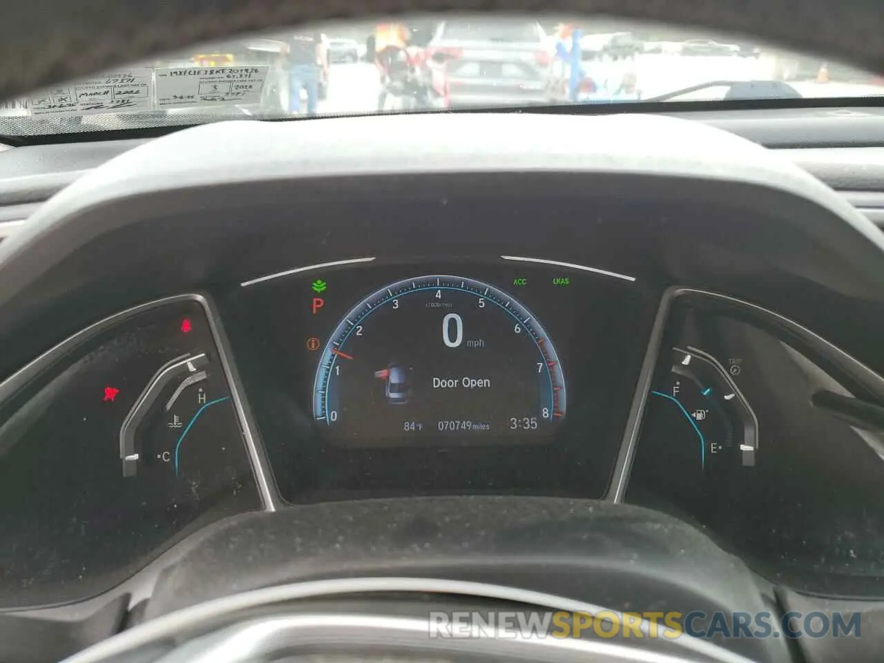 9 Фотография поврежденного автомобиля 19XFC1F78KE207936 HONDA CIVIC 2019