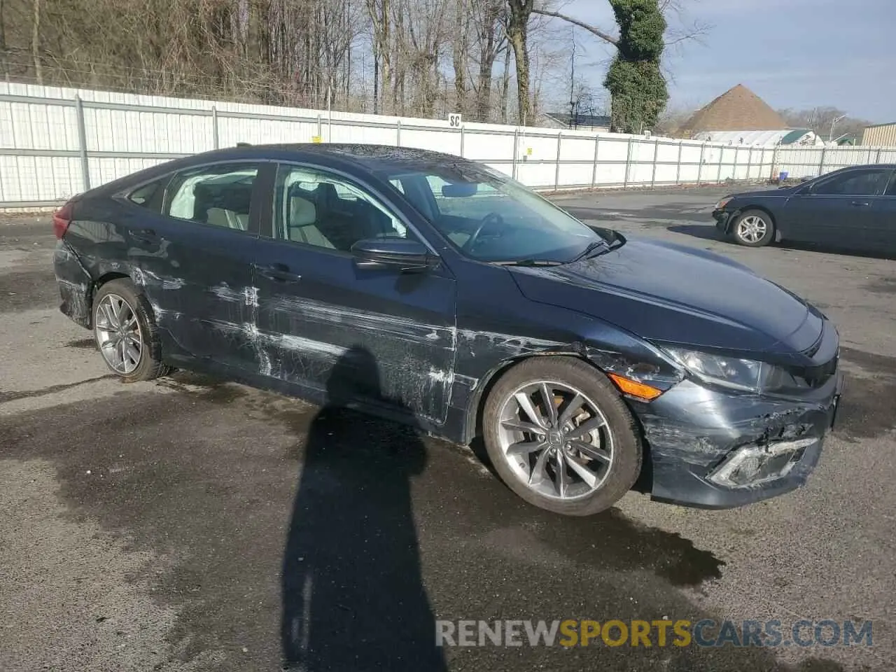 4 Photograph of a damaged car 19XFC1F7XKE017149 HONDA CIVIC 2019