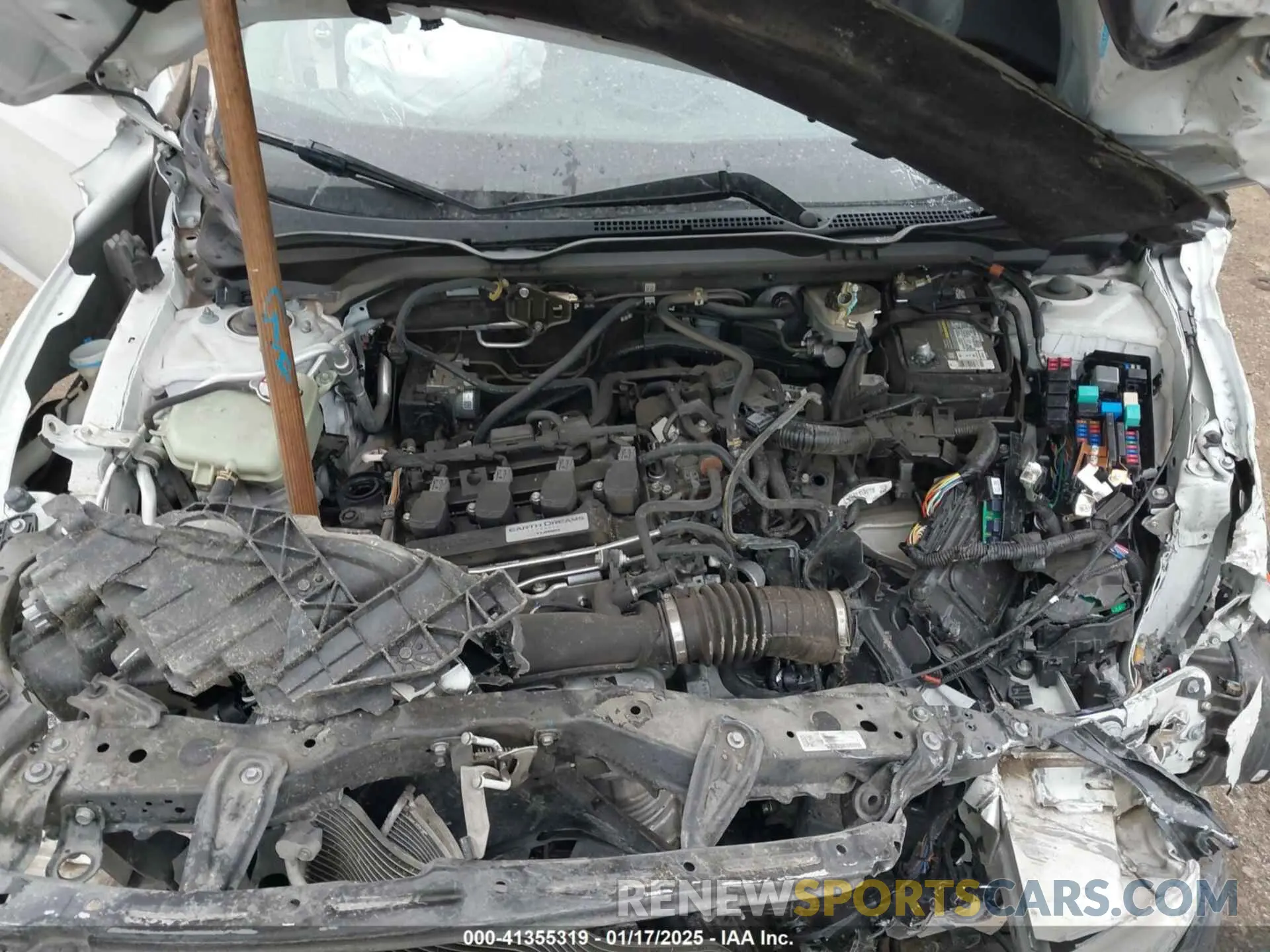 10 Photograph of a damaged car 19XFC1F90KE003536 HONDA CIVIC 2019