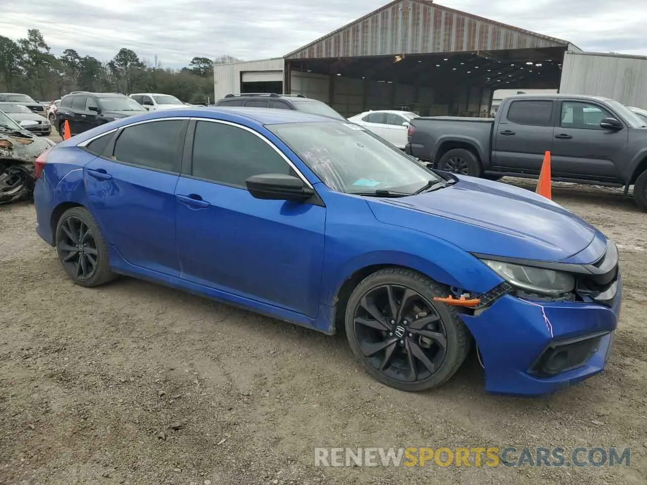 4 Photograph of a damaged car 19XFC2E82KE009112 HONDA CIVIC 2019