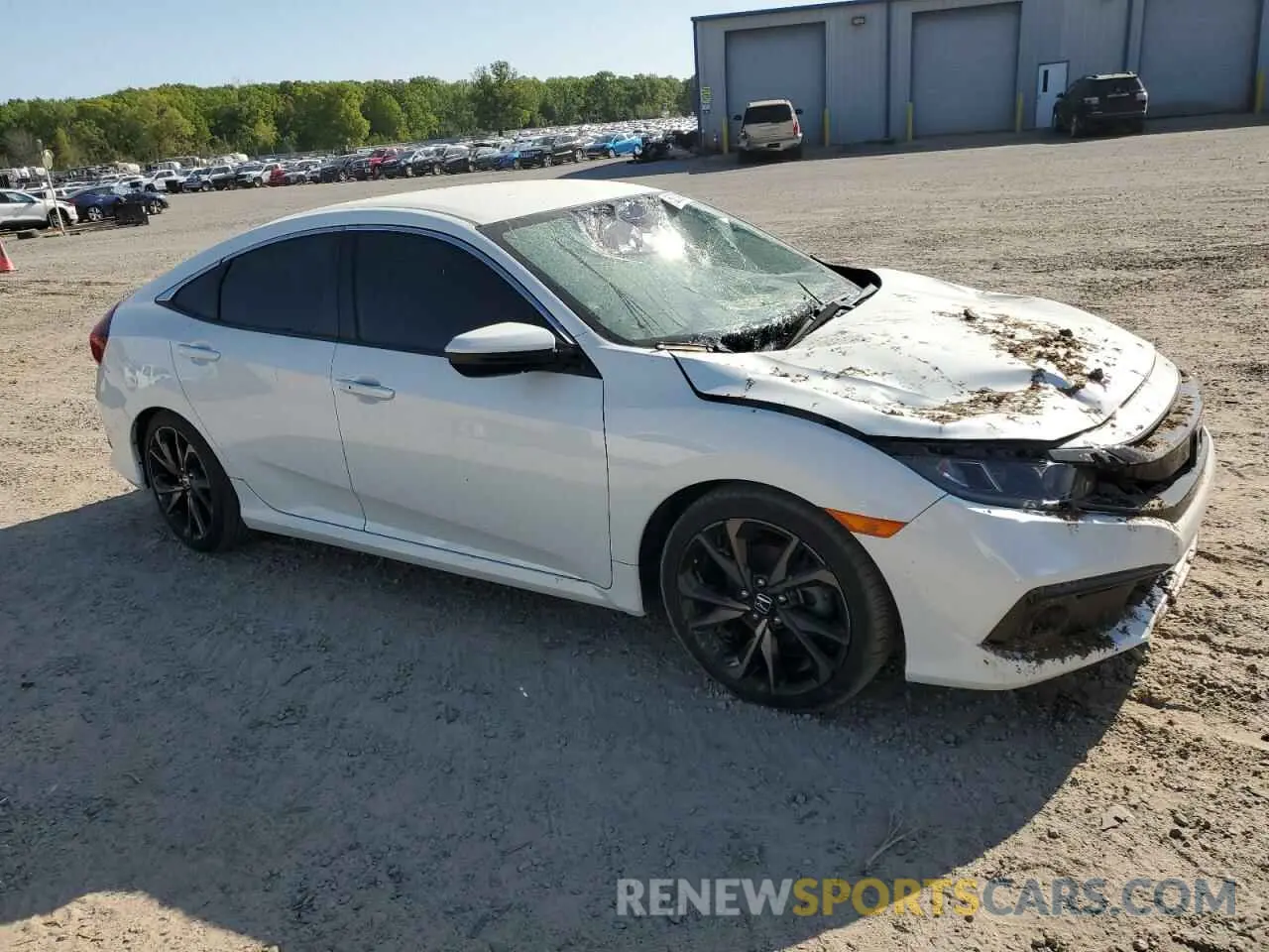 4 Photograph of a damaged car 19XFC2E87KE016346 HONDA CIVIC 2019