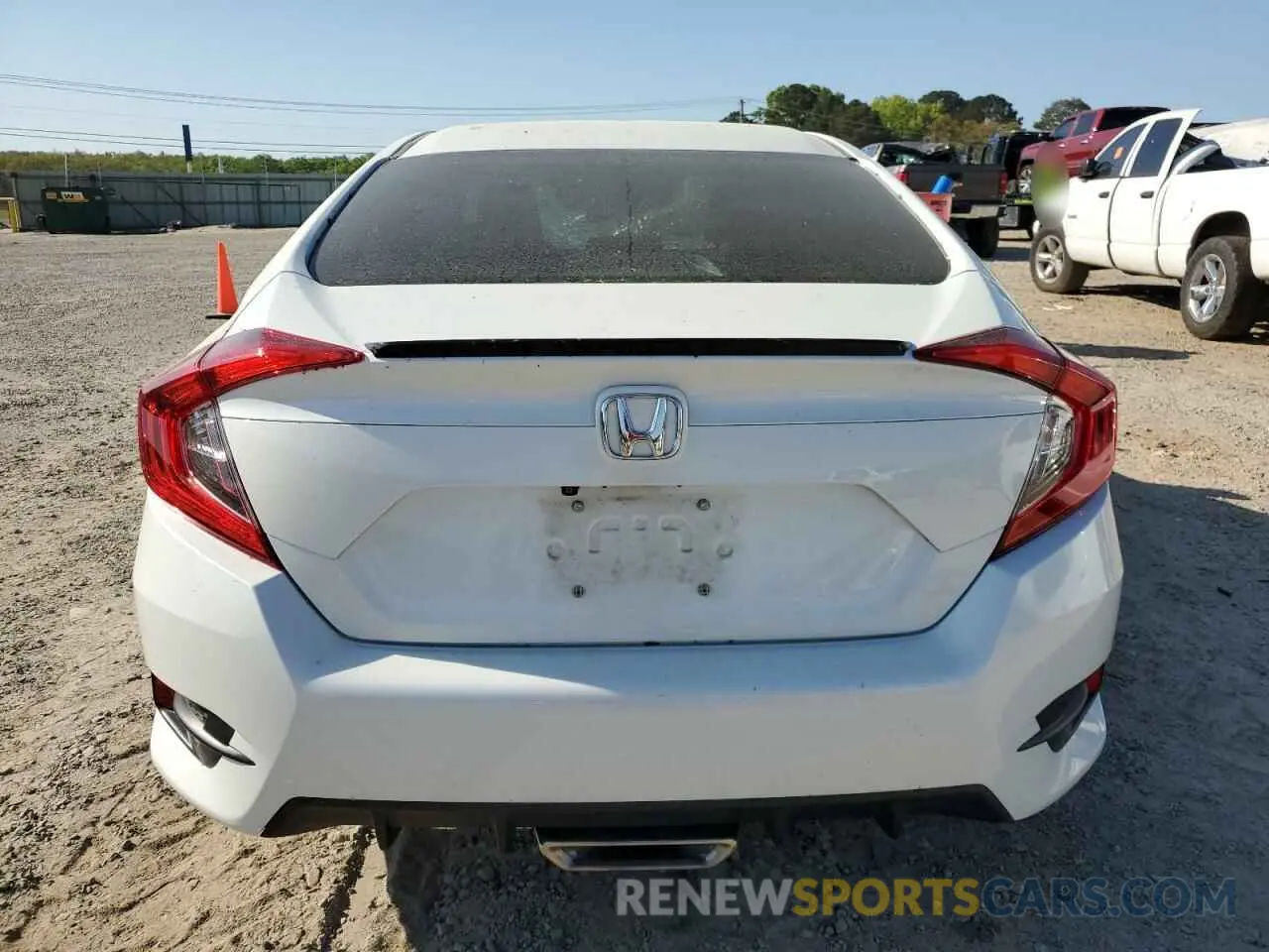 6 Photograph of a damaged car 19XFC2E87KE016346 HONDA CIVIC 2019