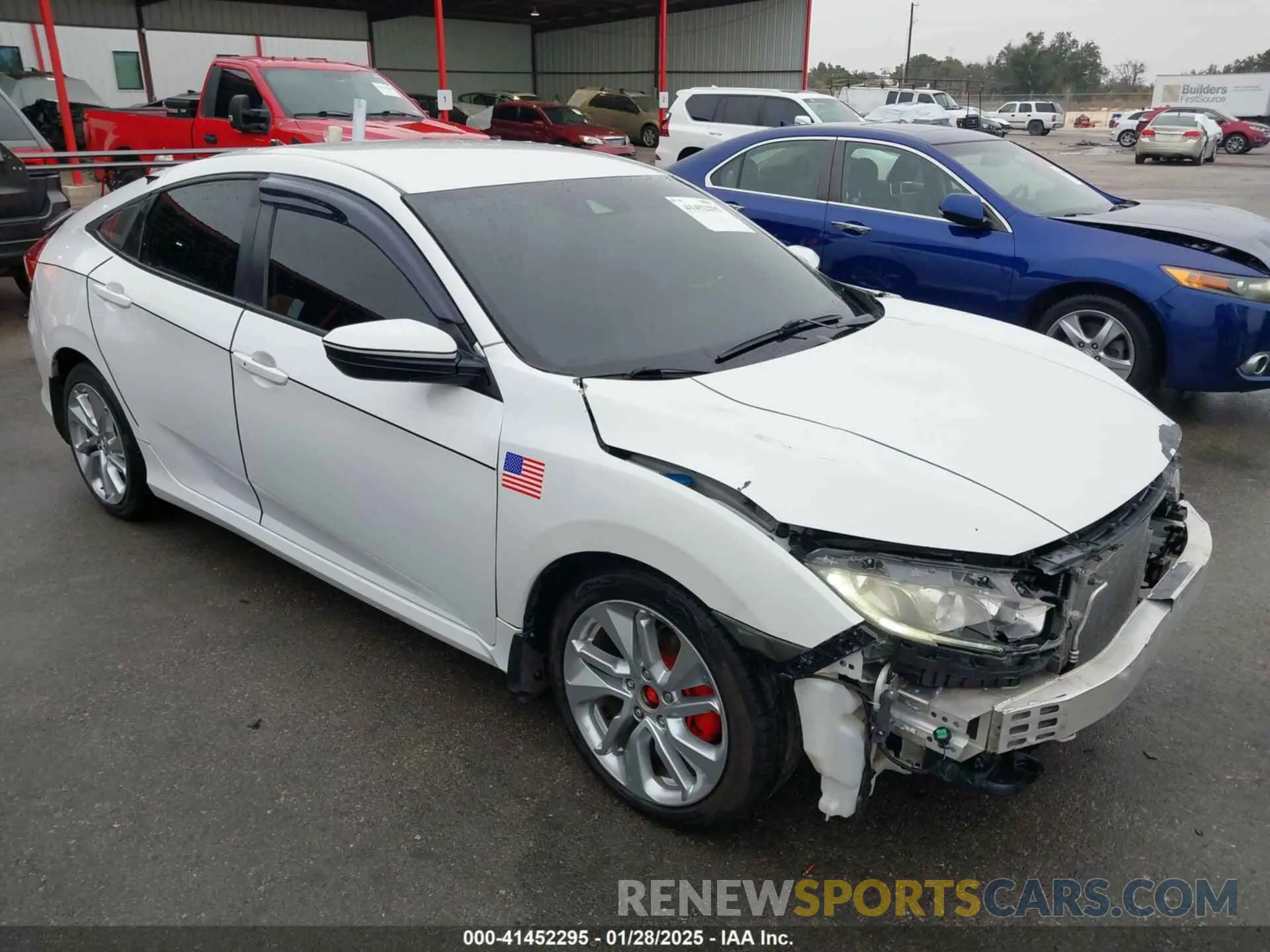 1 Photograph of a damaged car 19XFC2E87KE021501 HONDA CIVIC 2019