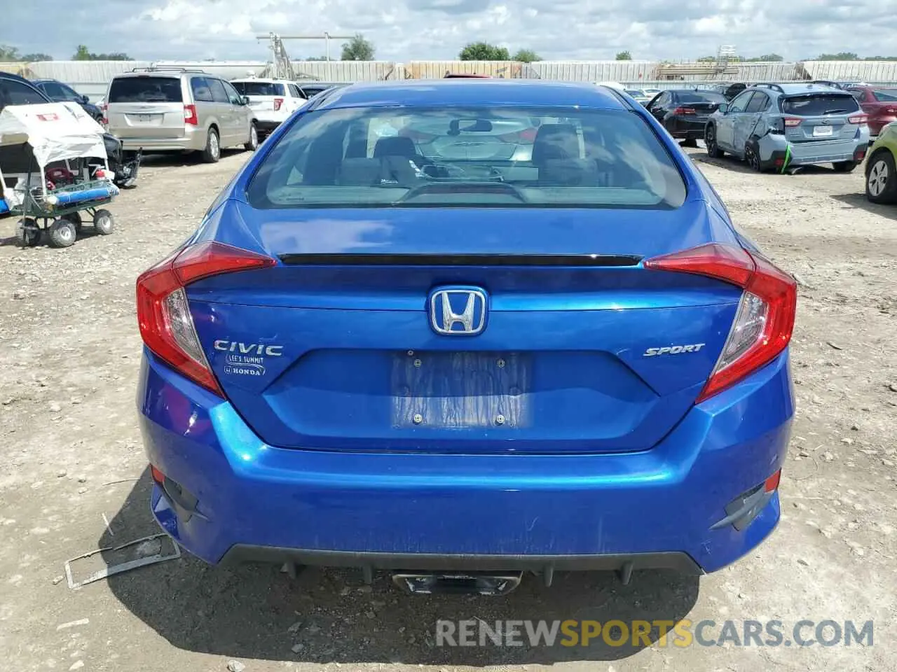 6 Фотография поврежденного автомобиля 19XFC2E8XKE014722 HONDA CIVIC 2019