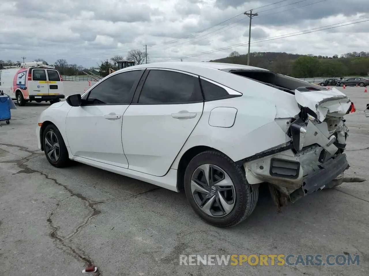 2 Photograph of a damaged car 19XFC2F60KE012507 HONDA CIVIC 2019