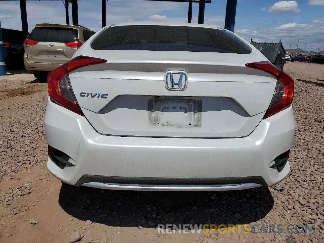 6 Photograph of a damaged car 19XFC2F60KE027623 HONDA CIVIC 2019