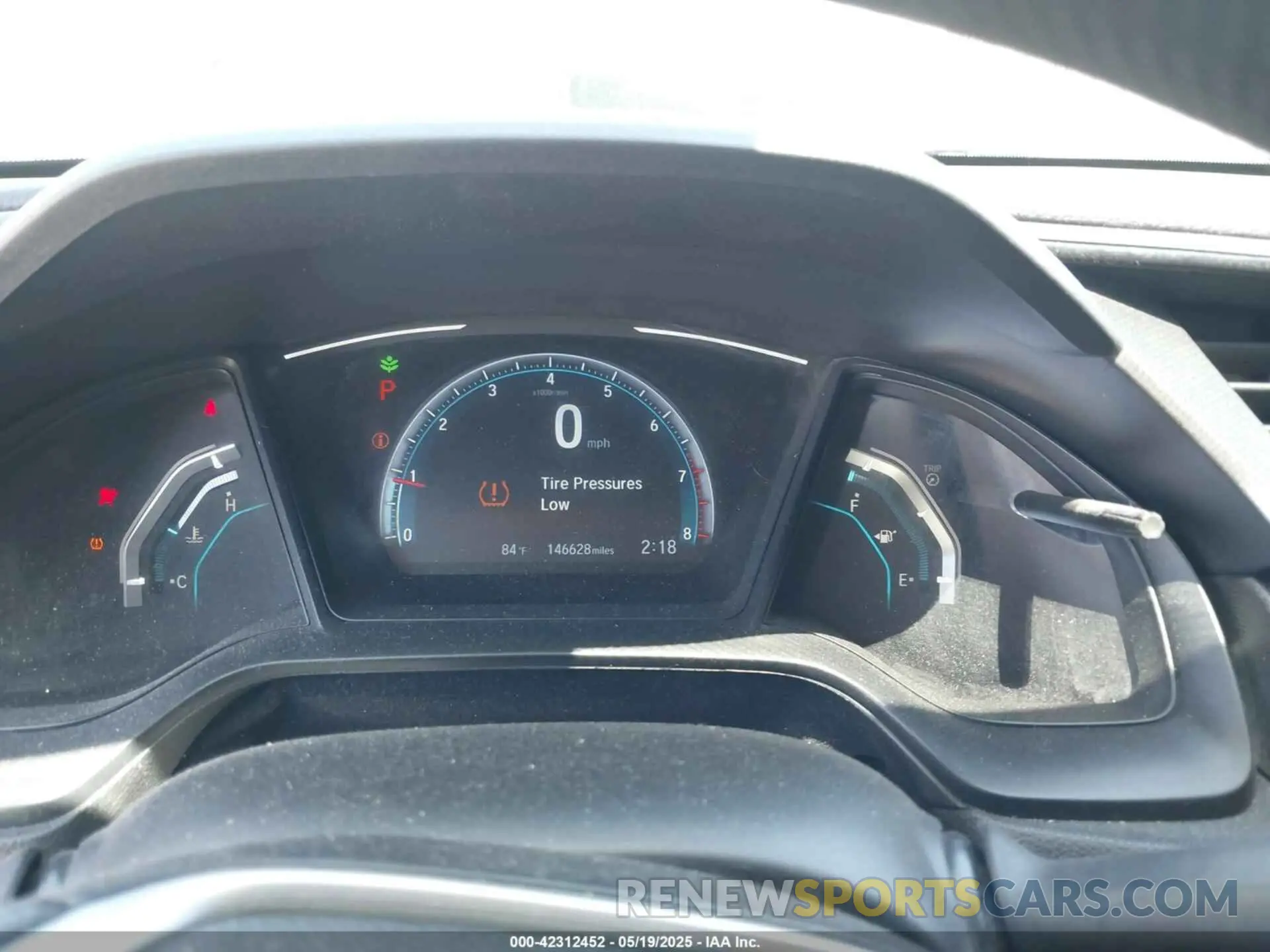 7 Photograph of a damaged car 19XFC2F60KE208043 HONDA CIVIC 2019