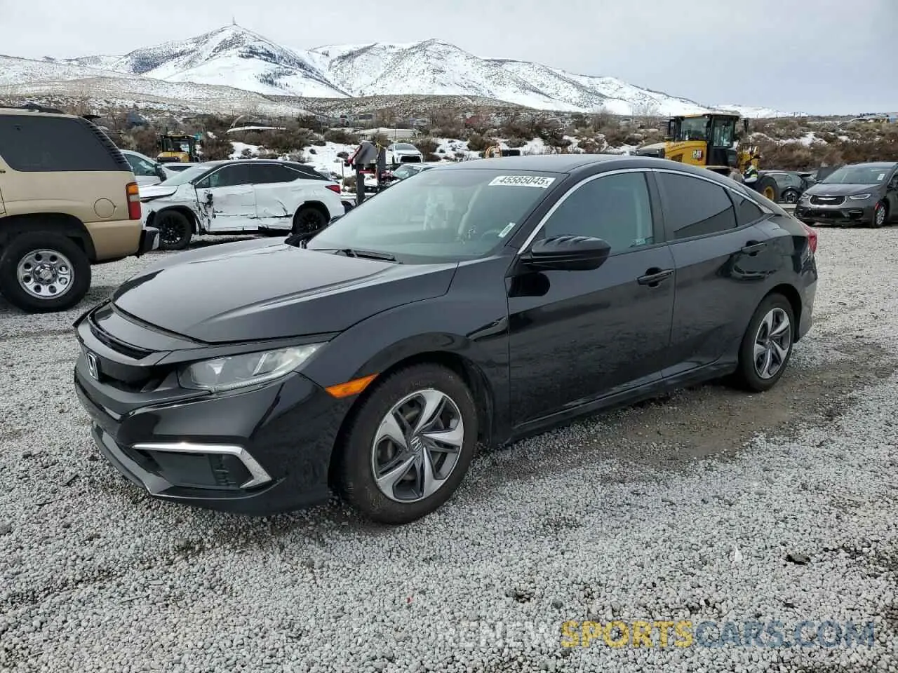 1 Photograph of a damaged car 19XFC2F61KE009602 HONDA CIVIC 2019