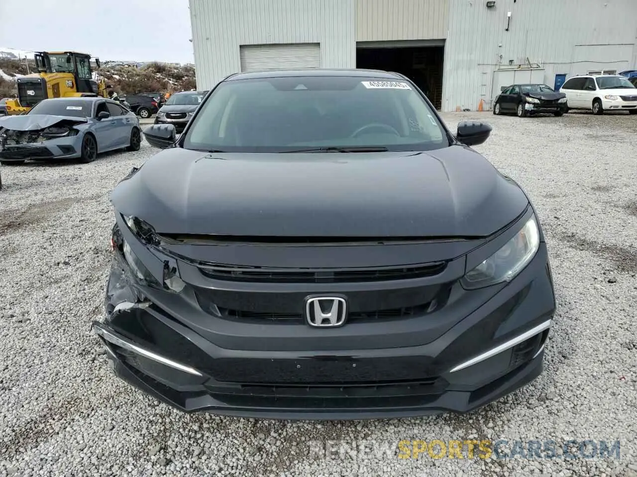 5 Photograph of a damaged car 19XFC2F61KE009602 HONDA CIVIC 2019