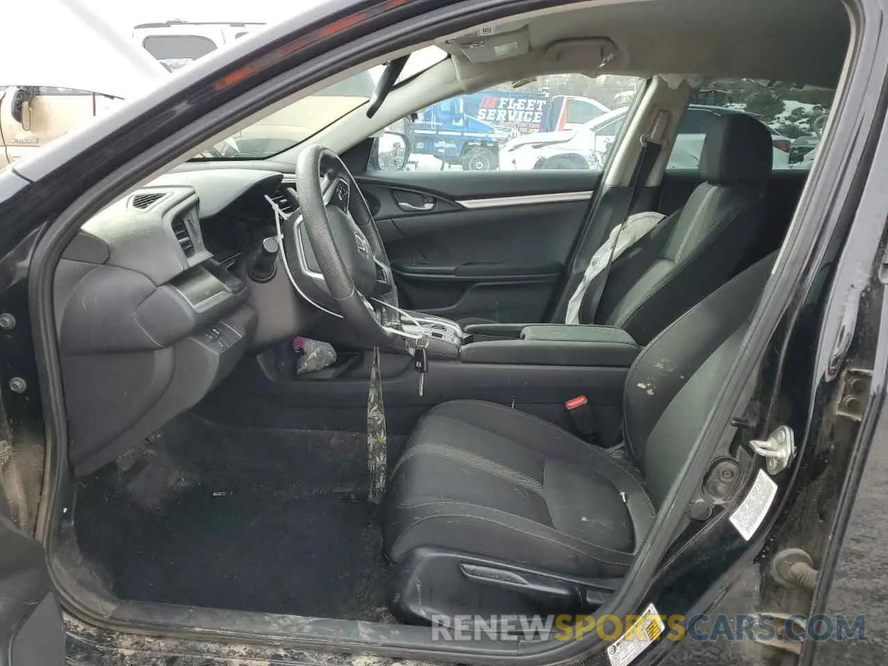 7 Photograph of a damaged car 19XFC2F61KE009602 HONDA CIVIC 2019