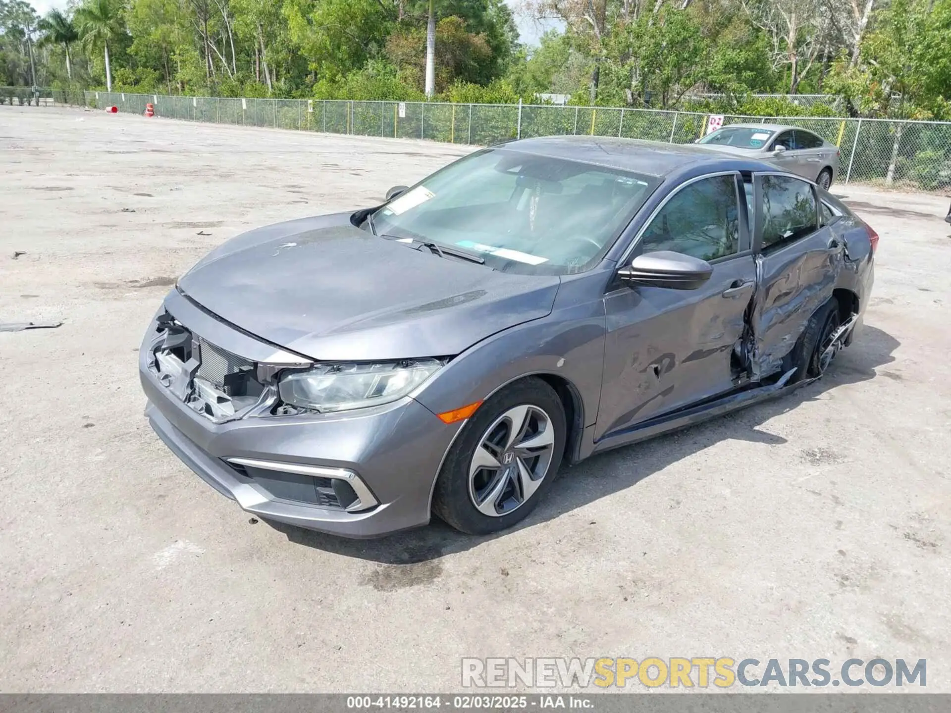 2 Photograph of a damaged car 19XFC2F61KE011222 HONDA CIVIC 2019