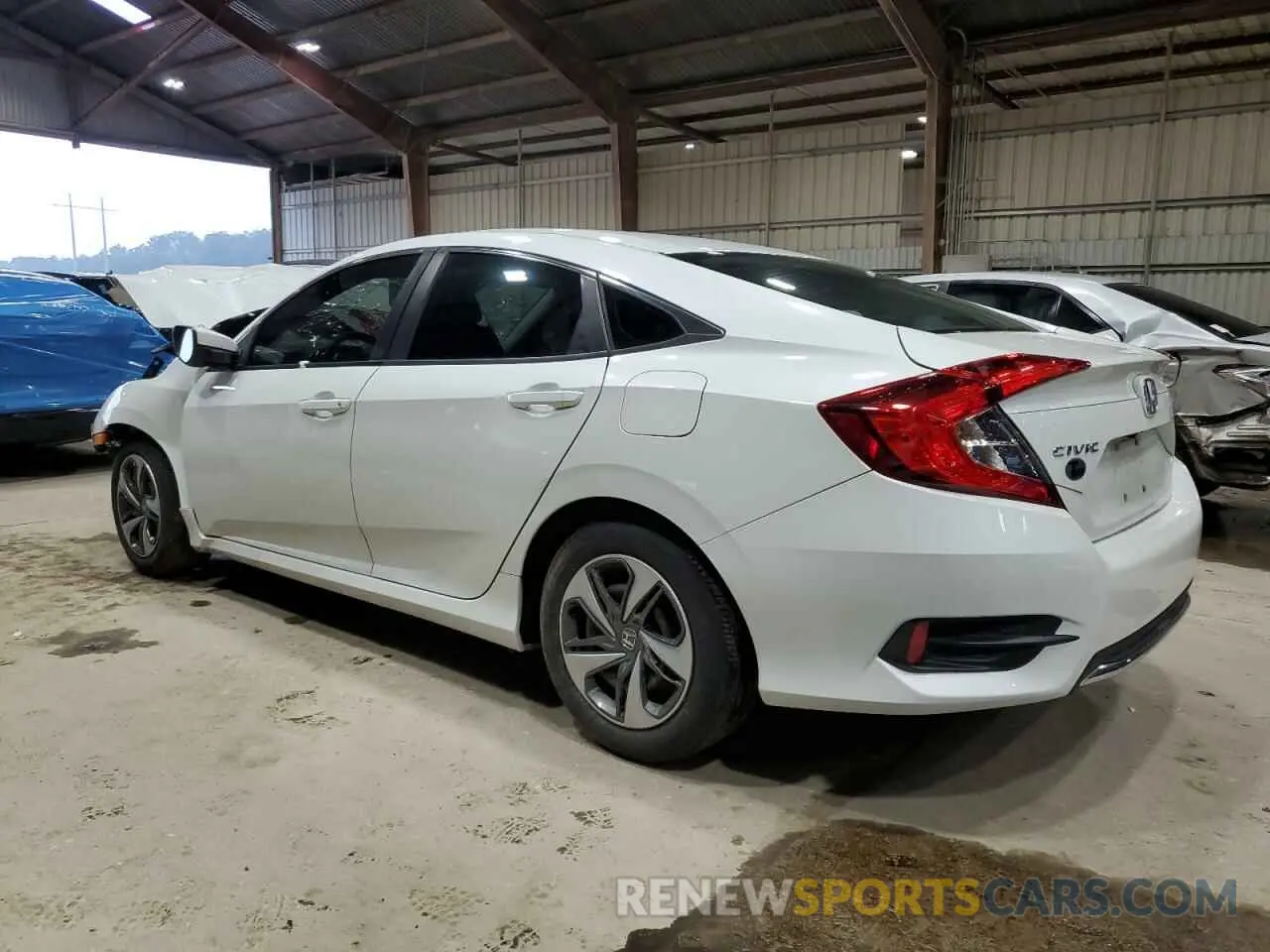 2 Фотография поврежденного автомобиля 19XFC2F61KE012371 HONDA CIVIC 2019