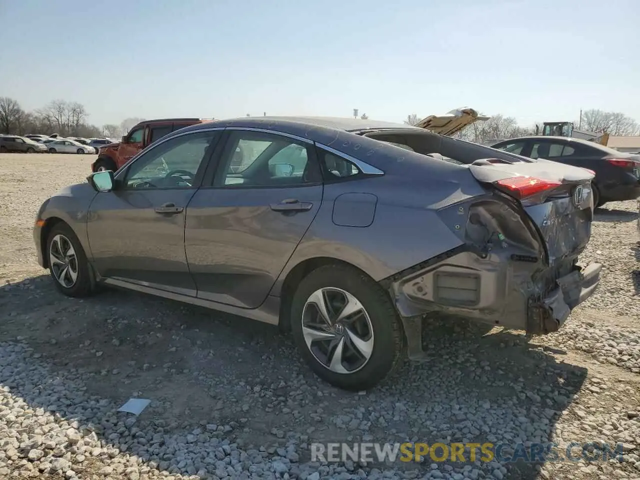 2 Photograph of a damaged car 19XFC2F61KE020549 HONDA CIVIC 2019