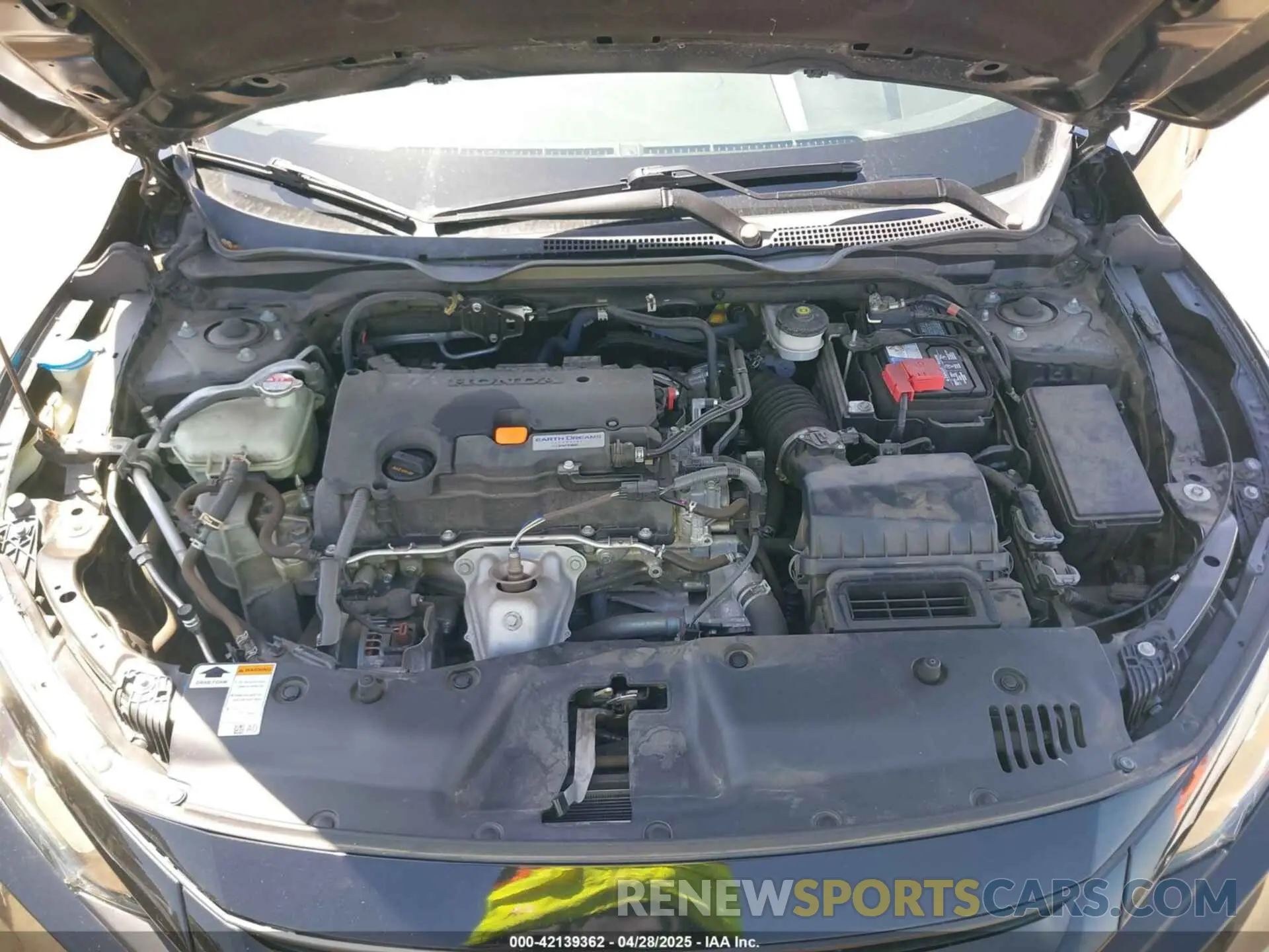 10 Photograph of a damaged car 19XFC2F61KE202252 HONDA CIVIC 2019