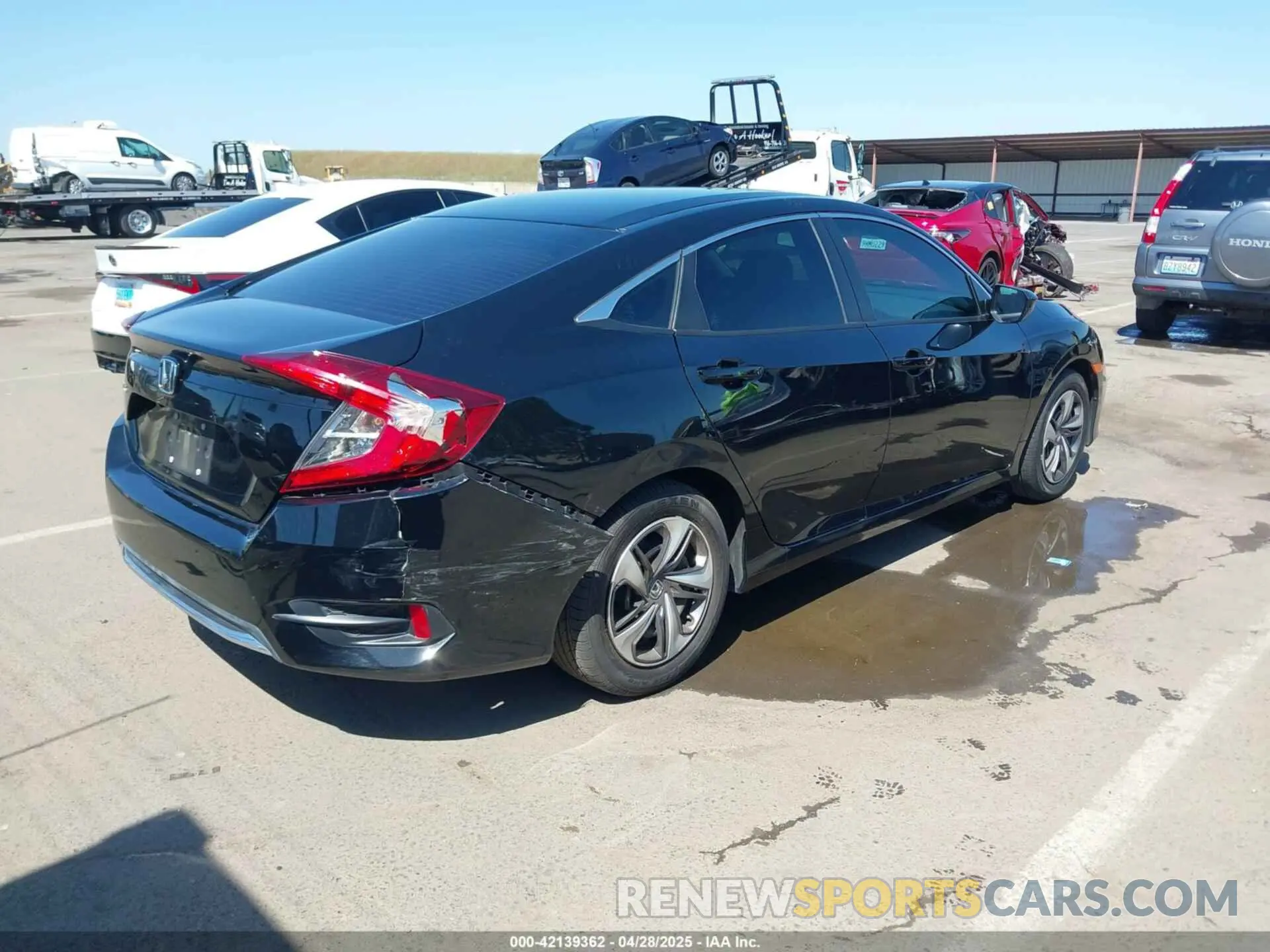4 Photograph of a damaged car 19XFC2F61KE202252 HONDA CIVIC 2019