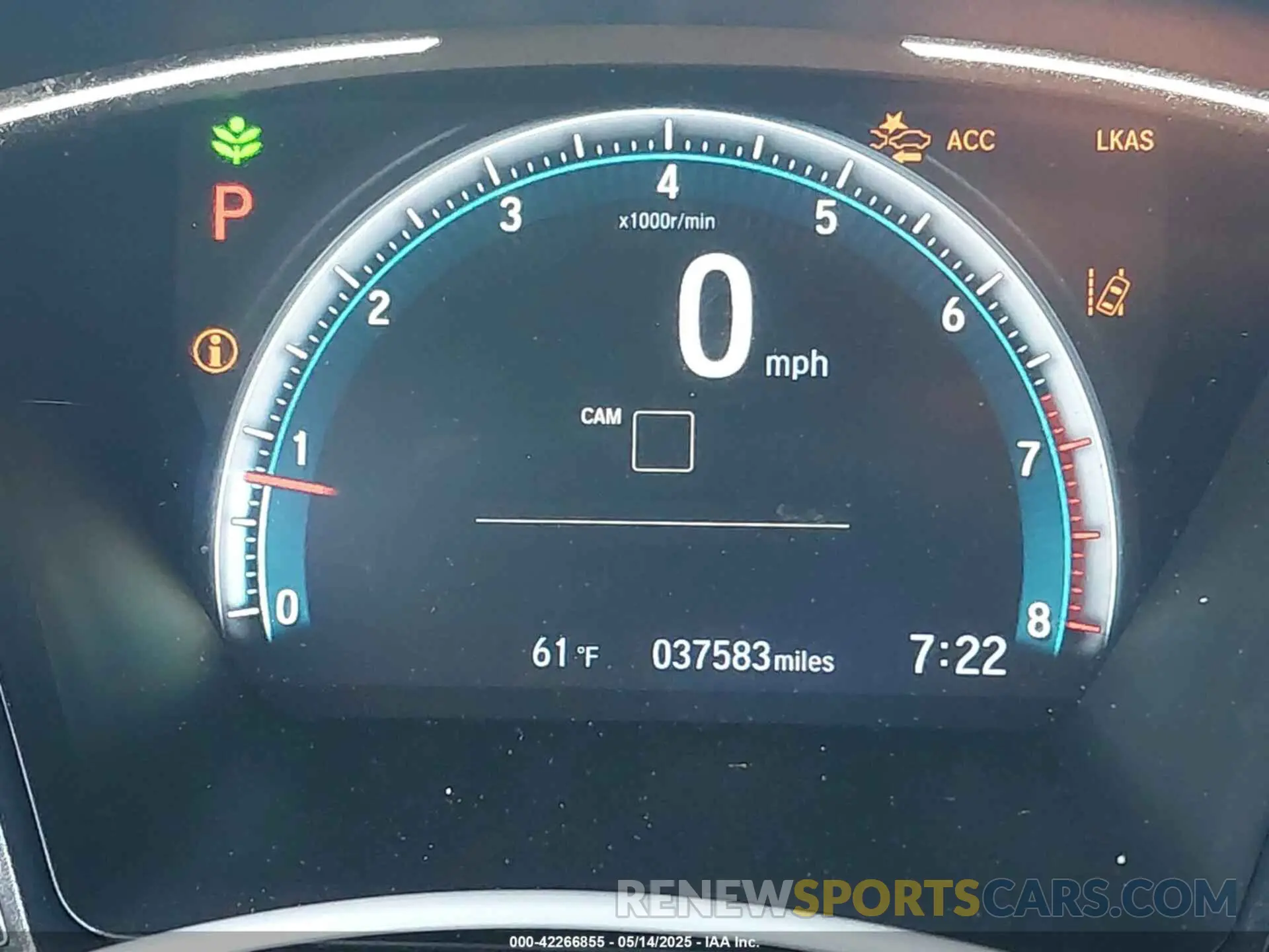 7 Photograph of a damaged car 19XFC2F61KE211940 HONDA CIVIC 2019