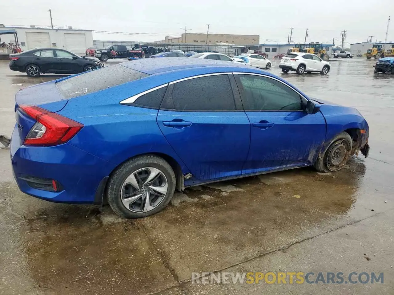 3 Photograph of a damaged car 19XFC2F62KE007843 HONDA CIVIC 2019
