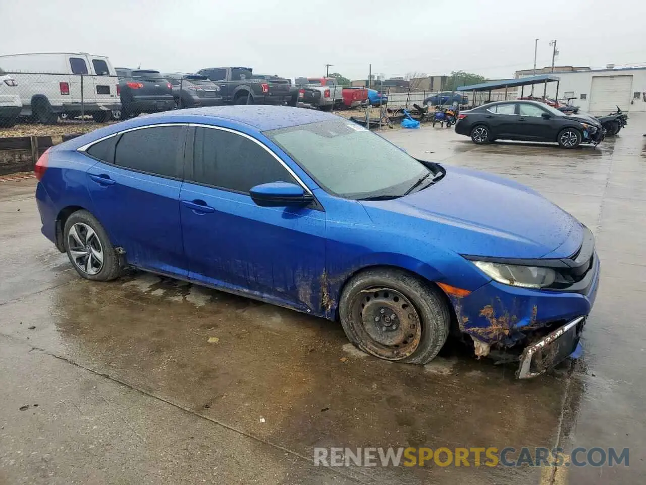 4 Photograph of a damaged car 19XFC2F62KE007843 HONDA CIVIC 2019