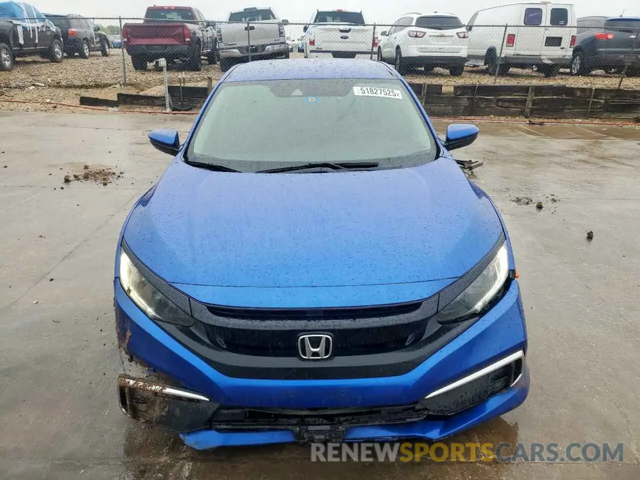5 Photograph of a damaged car 19XFC2F62KE007843 HONDA CIVIC 2019