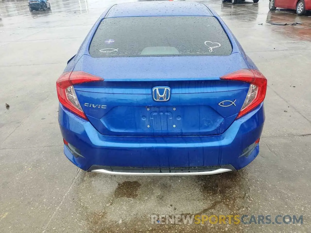 6 Photograph of a damaged car 19XFC2F62KE007843 HONDA CIVIC 2019