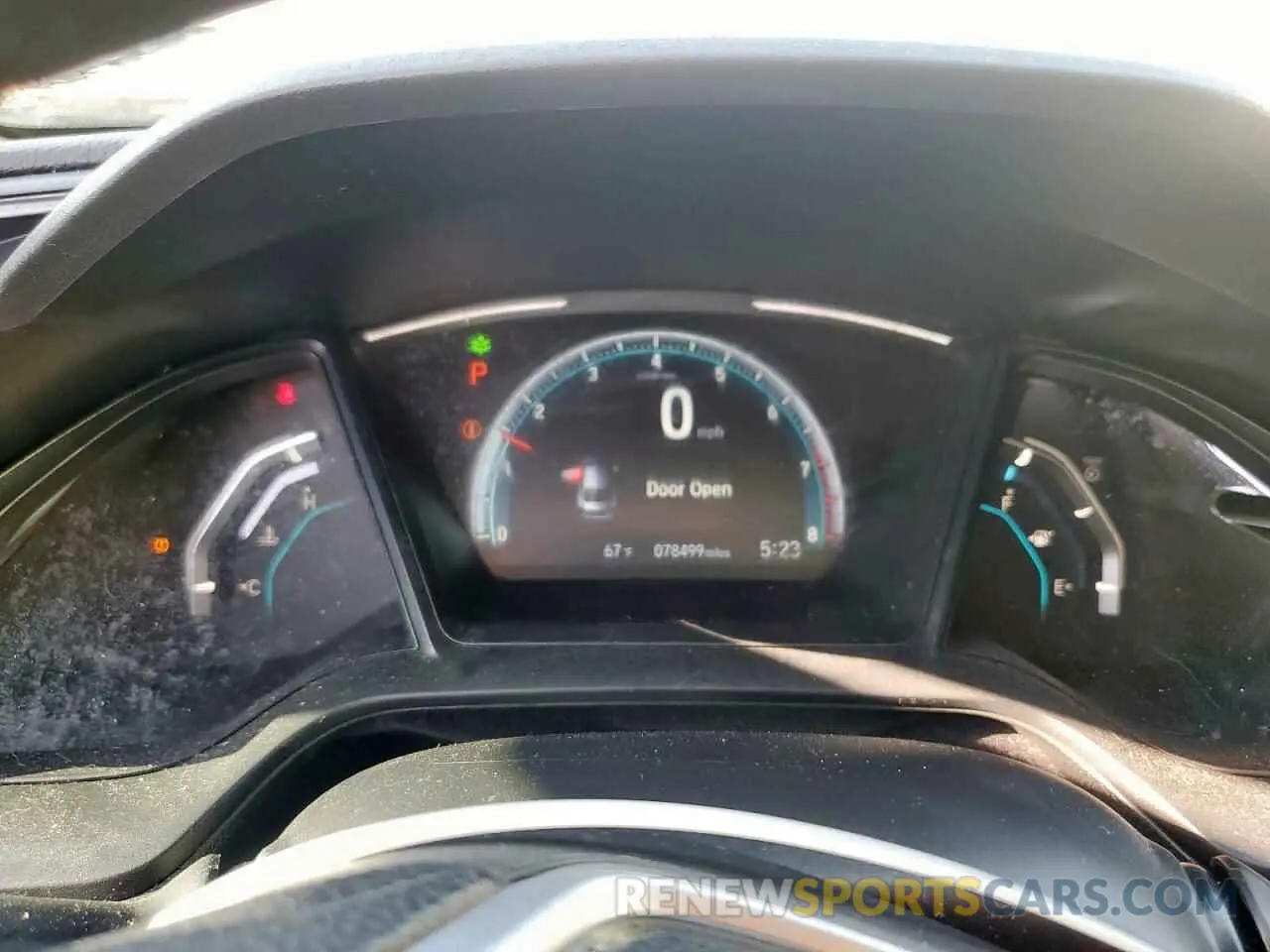 9 Photograph of a damaged car 19XFC2F62KE007843 HONDA CIVIC 2019