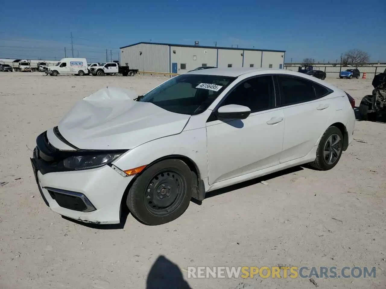 1 Photograph of a damaged car 19XFC2F62KE012511 HONDA CIVIC 2019